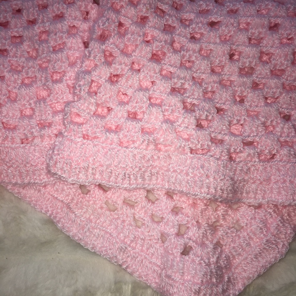 Hand Knitted Baby Blanket